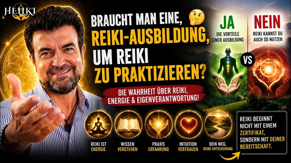 Braucht man eine Reiki-Ausbildung, um Reiki zu praktizieren?